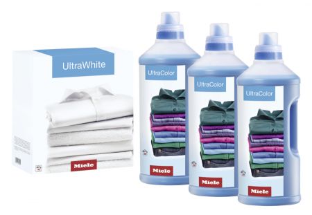 Набор моющих средств для стиральных машин 3хUltraColor + 1хUltraWhite Miele купить в Нижнем Новгороде | Всегда в наличии! | Артикул 11347740 | Официальный сайт